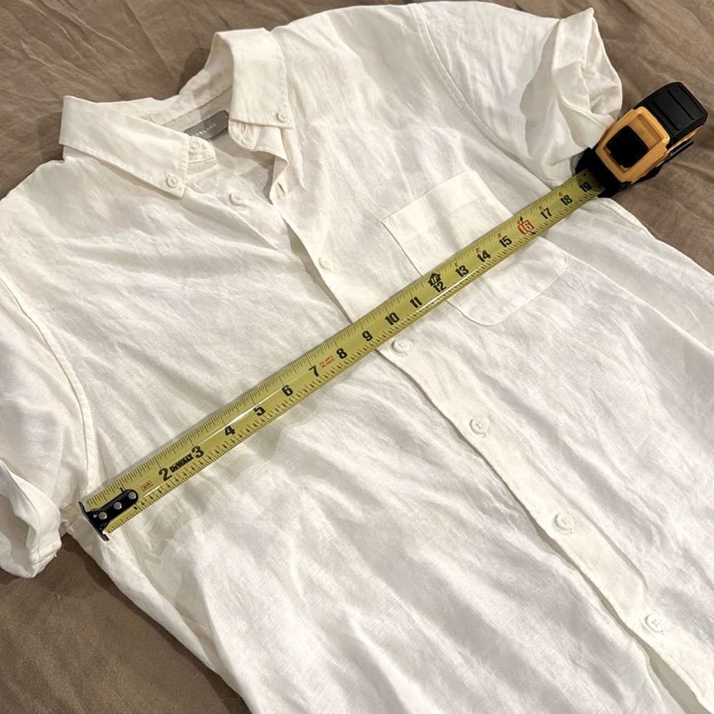 S/S Everlane Linen Button Up - Picture 6 of 7
